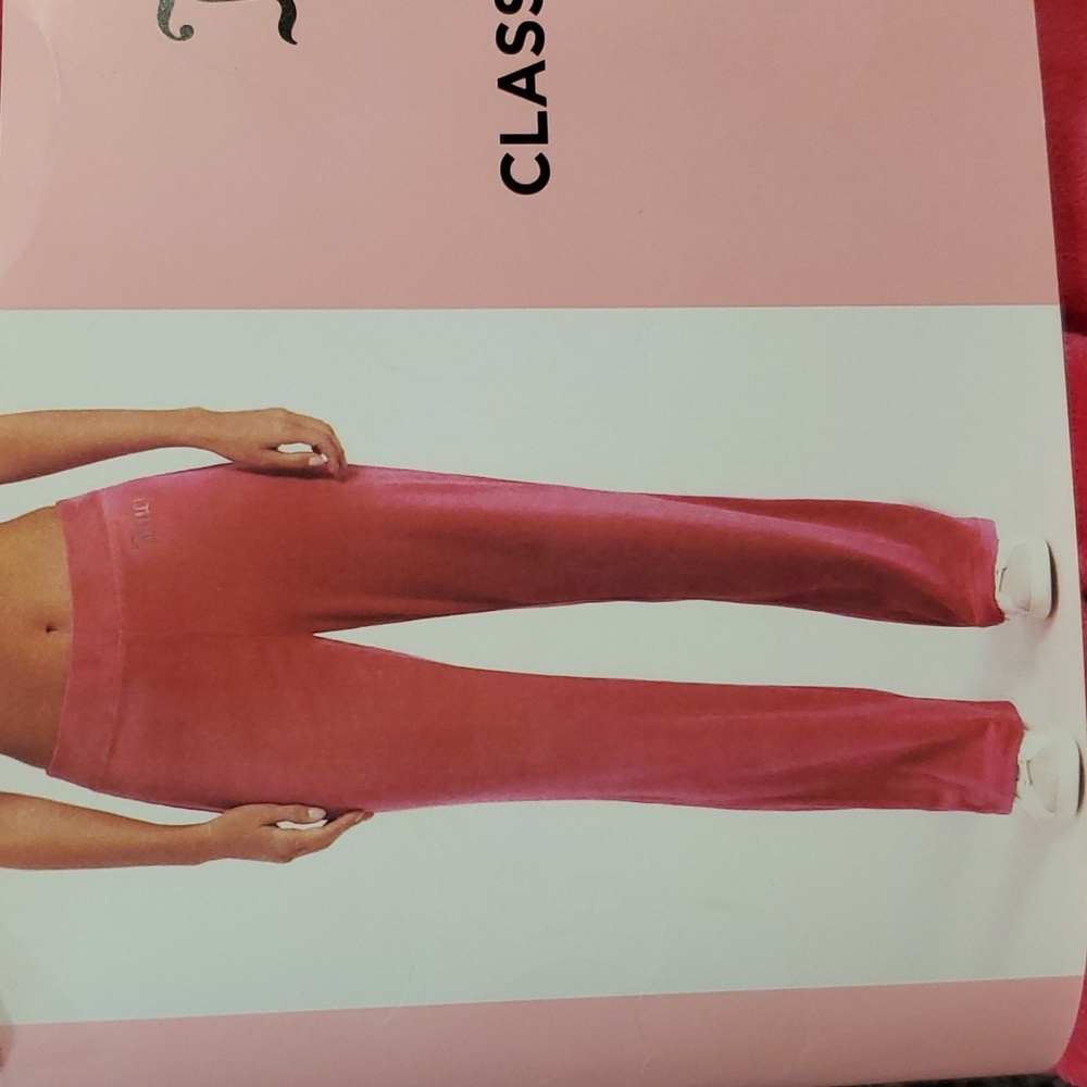 Juicy Couture XL mid rise velour pants
